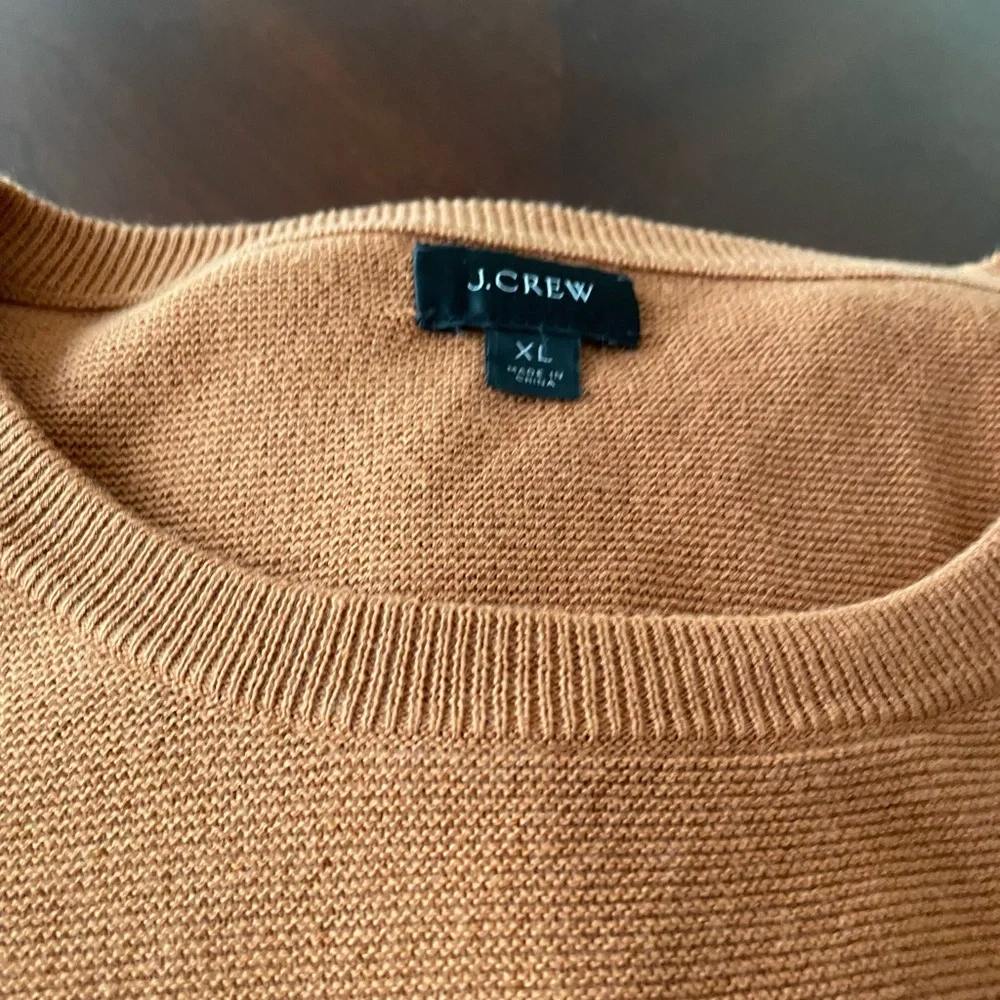 J. Crew Men's Rust Crewneck Sweater, Sz XL
